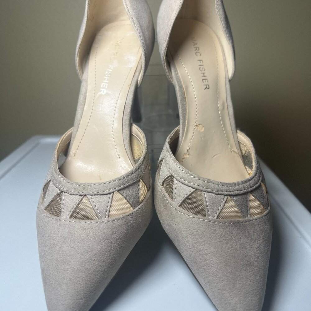 Marc Fisher Suede Heels 5.5